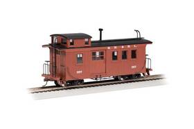 26701 Bachmann Spectrum Wood Side-door Caboose Sr&rl #557 Orange On30 Scale