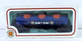 43-1001-a5 Bachmann 3 Dome Tank Oil Car Union 76 Ho Scale With Box