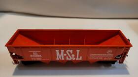 43-1006-46 Bachmann Ho Scale Minneapolis And St Louis 42 Open Quad Offset Hopper Train Car