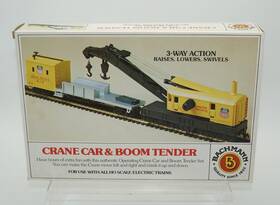 46-1210-g4 Bachmann Ho Scale Erie Lackawanna 250 Ton Crane Car And Boom Tender Black Brown