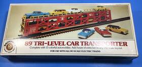 46032 Bachmann 46033 Ho Scale 89 Tri-level Car Transporter With Fifteen Autos