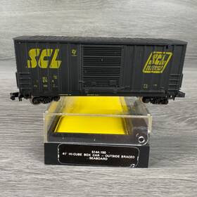 9744 Bachmann 5144 150 N Scale Hi-cube 41ft Box Car Oob Seaboard Coastline Train