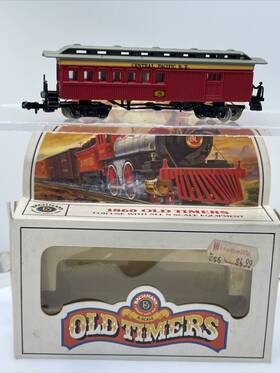 53-1055-24 Bachmann N Scale Model Train Bachman 1860 47 Old Timers Central Pacific Combine Unpunche