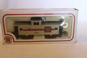 13554 Bachmann 70716 Ho Scale Wide Vision Caboose Burlington Silver #13554 -
