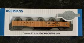 71903 Bachmann Ho Premium Silver Series D&rgw Drop End Gondola With Coil Load New