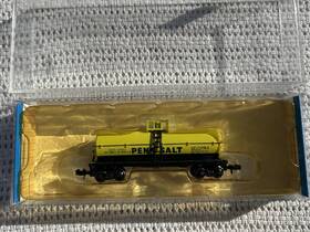 73486 Bachmann N No.73486 - 40 Single Dome Tank Car Pennsalt Excellent Boxed