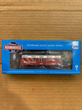 Rnd90194 Bachmann 797534901940 Ho Scale- Bay Window Caboose With Roofwalk Nickel Plate Road #420 Nib Rnd90194 Bachmann 797534901940 Ho Scale- Bay Window Caboose With Roofwalk Nickel Plate Road #420 Nib
