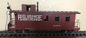 88796 Bachmann G Spectrum Rgs Rio Grande Southern Long Caboose #0404 1 20.3
