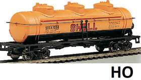 Bac-17107 Bachmann Ho -scale - 40ft 3-dome Inch Shell Tank Car