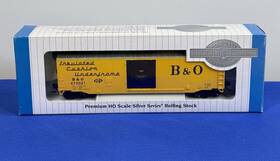 475021 Bachmann Ho 022899180120 Silver Series 18012 50ft Plug Door Box Car B&o Yellow