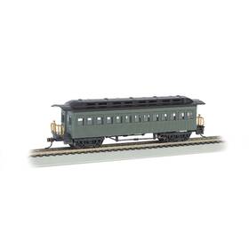 1860-1880 Bachmann Industries Bac13405 Ho Coach Undecorated/green Rolling