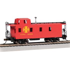 Bac14008 Bachmann Industries Ho Streamlined Caboose - Santa Fe Rolling Stock