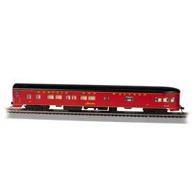 Bac14314 Bachmann Industries Trains - 85ft Smooth-side Observation Car With