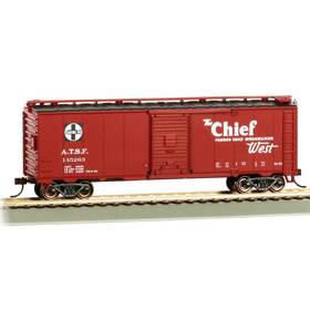 Bac16507 Bachmann Industries Ho 40ft Santa Fe Map Box Car Chief #145263