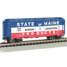 Bac17056 Bachmann Industries N 40ft Steel Box Bar Rolling Stock