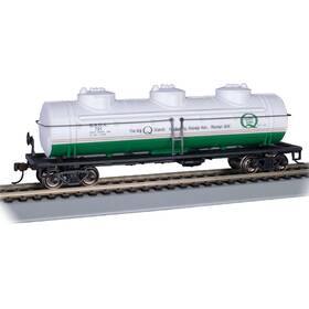 Bac17110 Bachmann Industries Ho 40ft Three Dome Tank Car Quaker State #721