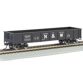 Bac17207 Bachmann Industries Ho 40ft Gondola N&w #70063 Rolling Stock