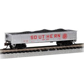 Bac17258 Bachmann Industries 40ft Gondola - Southern #1227 N Scale Rolling