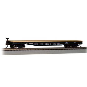 Bac17307 Bachmann Industries Trains - 52ft Flat Car Erie #8086 Ho Scale