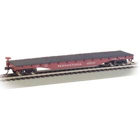 Bac17314 Bachmann Industries Ho 52ft Flat Prr Rolling Stock