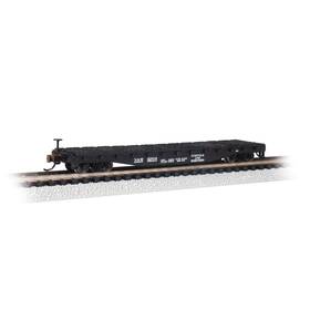 Bac17356 Bachmann Industries 52ft Flat Car - N&w #32804 N Scale Rolling Stock