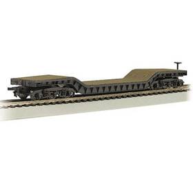 Bac18349 Bachmann Industries Ho 52ft Depressed Center Flat Rolling Stock