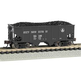 Bac19556 Bachmann Industries N 55-ton 2-bay Hopper B&o Rolling Stock