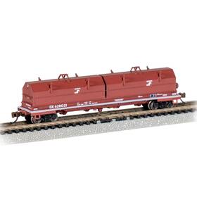 Bac71453 Bachmann Industries N Scale 55ft Steel Coil Car With Load Conrail 628021