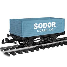 Bac98027 Bachmann Industries Thomas Lg Scale Sodor Scrap Co. Wagon G Rolling