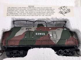 K201224 Bachmann Hawthorne Village Command Car 51915 Wwii Armored Train Coa And New