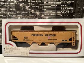 Mkix-750 Bachmann Morrison-knudsen 4-bay Open Hopper Mkix 76063 42 Ho Scale New In Box
