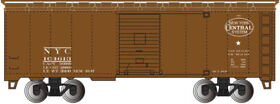 15009 Bachmann-steam-era 40foot Steel Boxcar Ready To Run Silver Series R New Yor