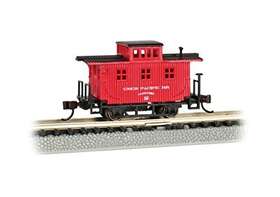 Bachmann Trains 022899157511 Old-time Caboose - Union Pacific N Scale Prototypical Oxide Red