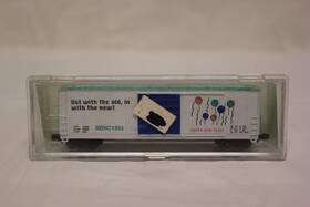 10032 Bev-bel N Happy New Year Evans 50ft Box Car Bbnc #1993 #7132 J4