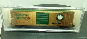 10058 Bev-bel Bevbel Life-like N Scale Evans 50ft Christmas 1996 North Pole Express Boxcar Nib