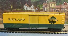 1020-6 Bev-bel Ho Scale - 40ft Ss Door Boxcar Rutland 100 Cl