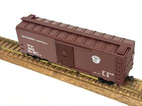 1086-1 Bev-bel Athearn Ho - 40ft Boxcar Tennessee Central Kit 7973 Kds 1086-1 Bev-bel Athearn Ho - 40ft Boxcar Tennessee Central Kit 7973 Kds