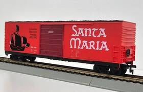 12006 Bev-bel Ho Santa Maria Columbus Discovers America 50ft Evans Pd Boxcar Nos