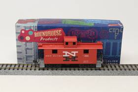2-window Bev-bel C-591 Ho Roundhouse 4996 Steel Caboose New Haven Nh Red