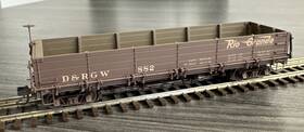 B340560w Blackstone Models Hon3 Scale #b340560w D&rgw Drop Bottom Gondola #882 - Nib