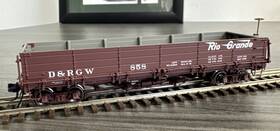 B340565 Blackstone Models Hon3 Scale #b340565 D&rgw Drop Bottom Gondola #858 - Nib