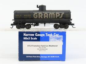 B340652w Blackstone Models Hon3 Scale #b340652w Utlx Gramps Tank Car #55140 - Weathered