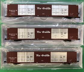 87355 Bluford 87340 N 86ft Quad Door 4 -boxcar Set 87341 D&rgw