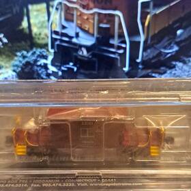 24191 Bluford Shops Frisco Transfer Caboose N Scale Red Yellow Model Railroad