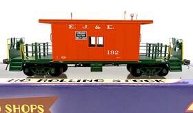 33110 Bluford Shops Ho Transfer Caboose Long Roof Elgin Joliet And Eastern Ej&e