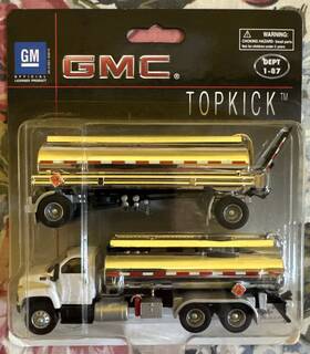 Boley #3018-76 Gmc Topkick Gasoline Hauler Doubles Brand New