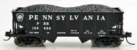 Bowser 38178 N Scale Prr Class Gla 2-bay Open Hopper Pennsylvania Black #139925