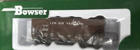 25023 Bowser 41377 Ho Scale Rtr #41377 55 Ton Fishbelly Hopper Lehigh Valley #25023 Nib
