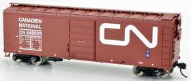 548029 Bowser 42704 Ho Scale 40ft Single-door Boxcar Canadian National/cn/noodle Logo #548029