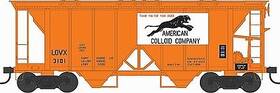 43241 Bowser H34 70 Ton Covered Hopper American Colloid Co. #3101 - Ho Scale Model